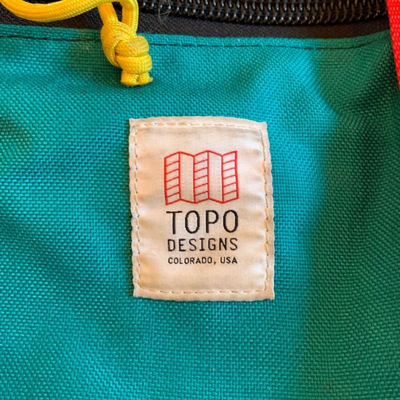 Topo Designs Rover Backpack 16L Turquoise - Picture 4 of 4